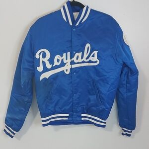 Vintage Kansas City Blue Royals Varsity Jacket Medium